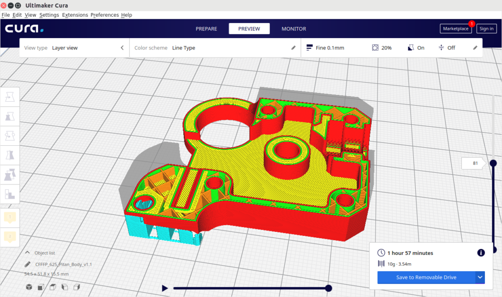 3d slicer software cura