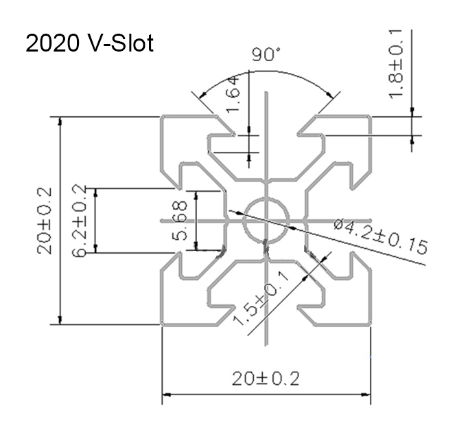 aluminum extrusions t slot cad