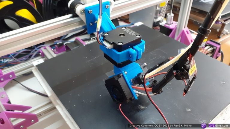 3D Printing: Rotating Tilted Nozzle 4th Axis Option – Draft | XYZ dims