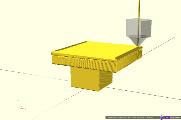 3D Printing: Non-Planar “Balcony” Overhang with 3-axis FDM Printer ...